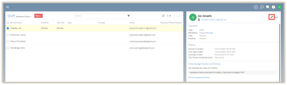 Select the edit icon.